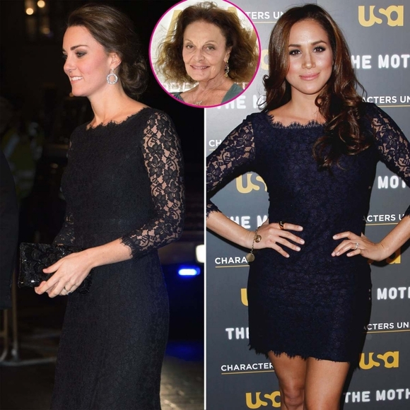 Diane Von Furstenberg Zarita Lace Dress Women 4 ASO Meghan Markle Kate Middleton - Picture 4 of 16